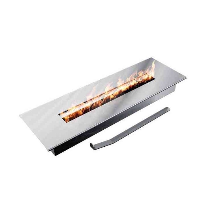 Quemador de bioetanol largo