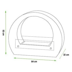 medidas y tamaño purline saturn blanca