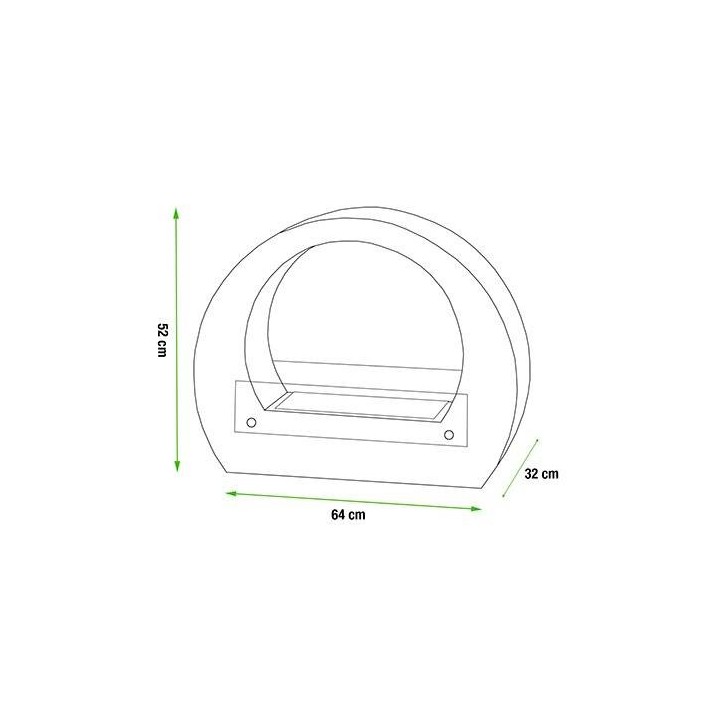 medidas y tamaño purline saturn blanca