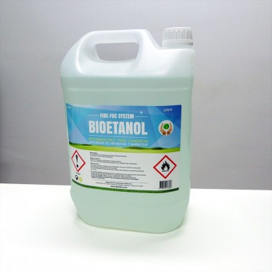 Garrafa Bioetanol 5L Eban-Foc - Bioetanol barato y de calidad - El Club del Fuego