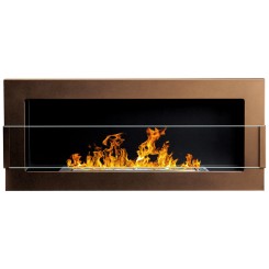 Chimenea de bioetanol Kamin con cristal