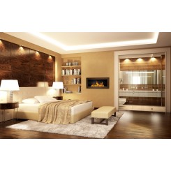 Chimenea de bioetanol marrón Kamin - El Club del Fuego