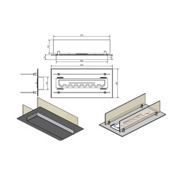 Dimensiones Quemador de bioetanol Infire Wk 600