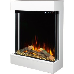 Chimenea eléctrica DAME blanca