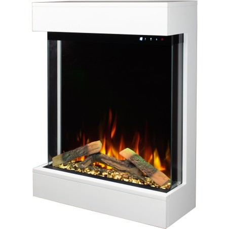 Chimenea eléctrica DAME blanca