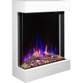 Chimenea eléctrica DAME blanca - El Club del Fuego