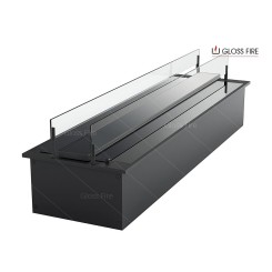 Quemador de bioetanol con cristal Slider Glass 1000