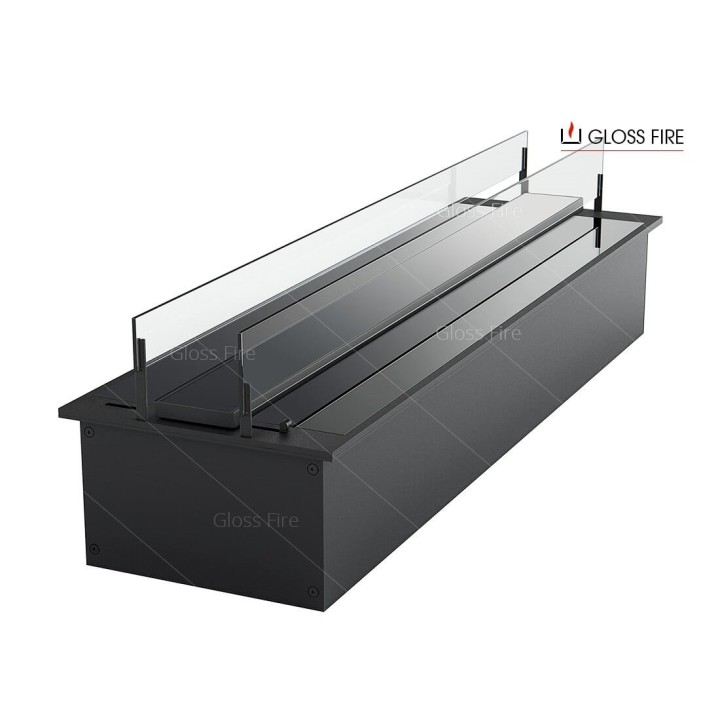 Quemador de bioetanol con cristal Slider Glass 1000