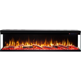 Chimenea eléctrica Aflamo Unique 183 (nuevos leños cerámicos) - El Club del Fuego