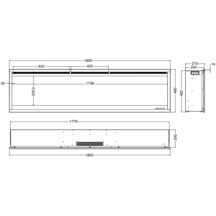 Dimensiones Royal 3D 180