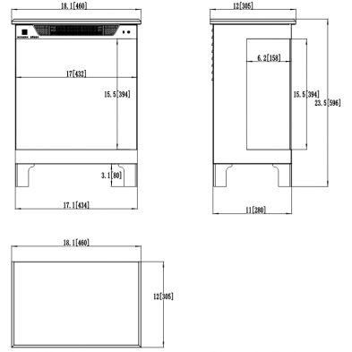 Dimensiones Aflamo Tower 46