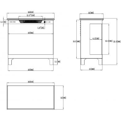Dimensiones Aflamo Tower 61