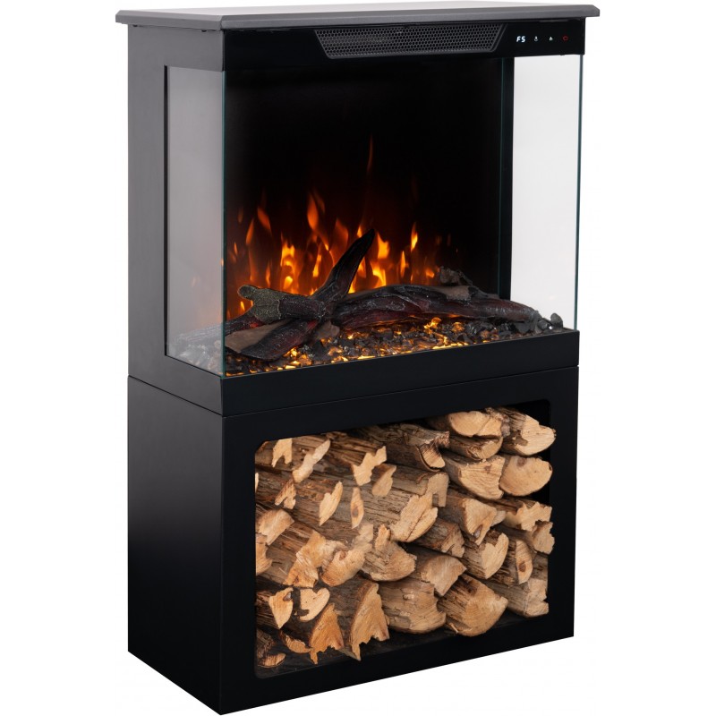 Chimenea eléctrica Aflamo Tower + Stand - El Club del Fuego Chimenea eléctrica Aflamo Tower + Stand - El Club del Fuego