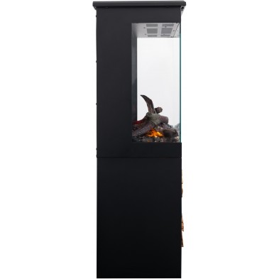 Chimenea eléctrica de suelo Aflamo Tower con stand