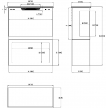 Dimensiones Tower 71 + stand