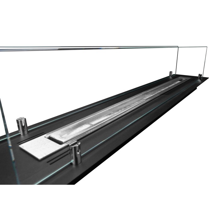 Quemador de bioetanol con cristal de 100 cm