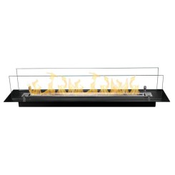 Quemador de bioetanol con cristal de 100 cm