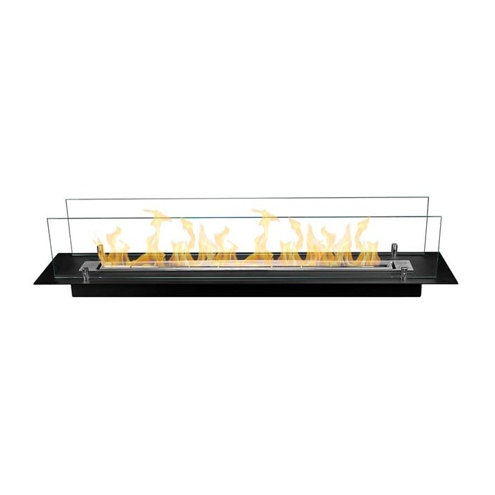Quemador de bioetanol con cristal de 100 cm