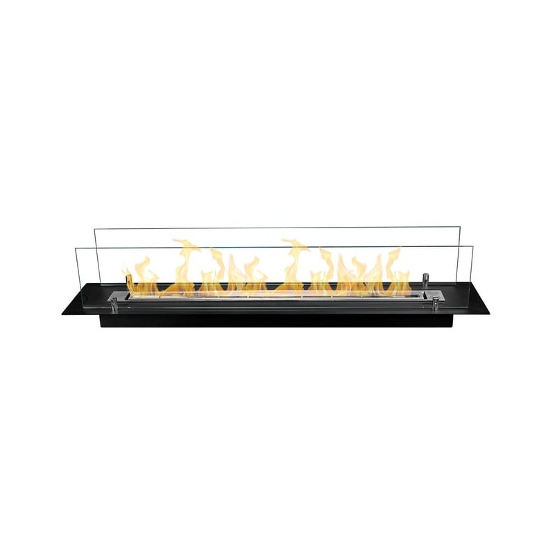 Quemador de bioetanol con cristal de 100 cm