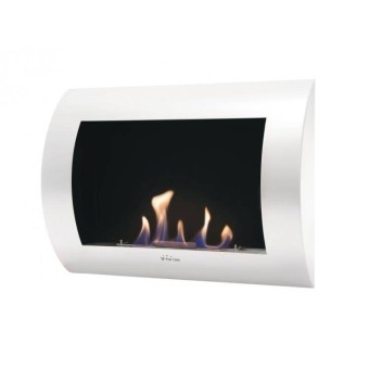 Chimenea Bioetanol Inox-Clasic Blanca