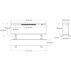Chimenea eléctrica Emotion Flame Unity 107 con stand para ayorar