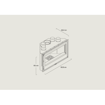 Dimensiones Rocal ARc 100 Rinconera