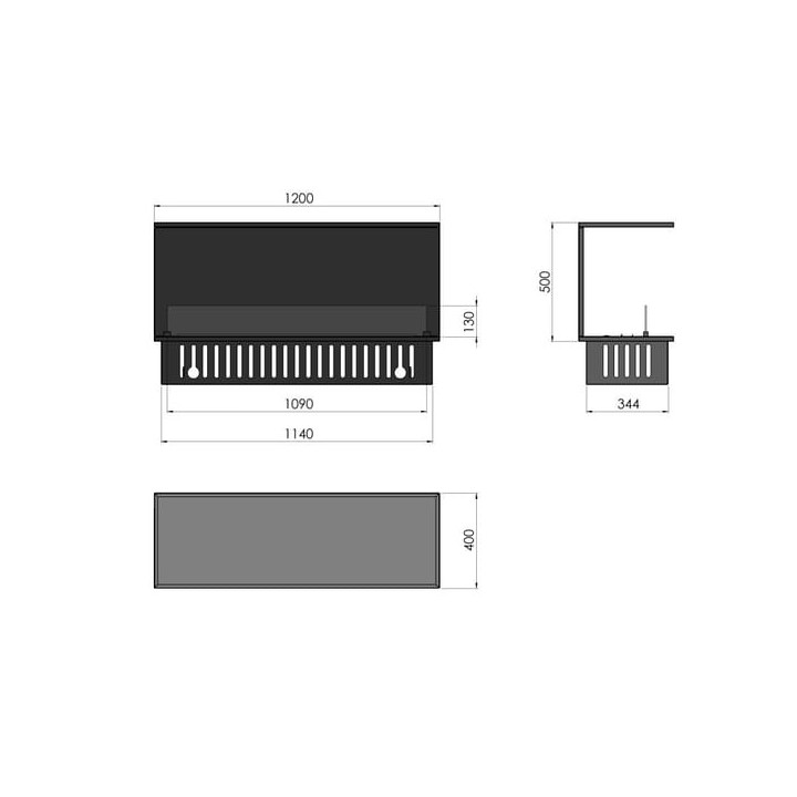 Dimensiones Invapo Inside C1200
