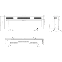 Dimensiones Monarch 107 con patas