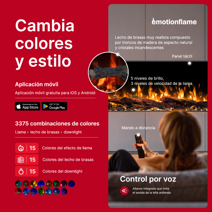 Chimenea eléctrica Solis 150 - El Club del Fuego