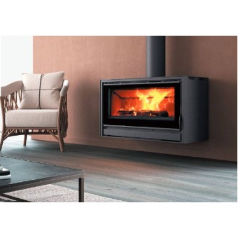 Estufa de leña Carbel RK-100 suspendida - El Club del Fuego