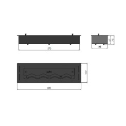 Dimensiones Black Burner 600
