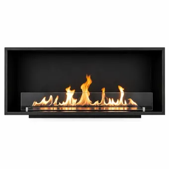 Cristal chimenea bioetanol Saturno 120
