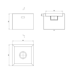 Dimensiones chimenea bioetanol Novium