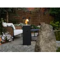 Chimenea de bioetanol de exterior Patio con cristales