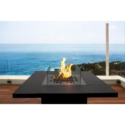 Mesa Fire Pit Planika Square Table - El Club del Fuego